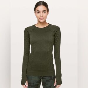 Lululemon Rest Less Pullover - Olive Green